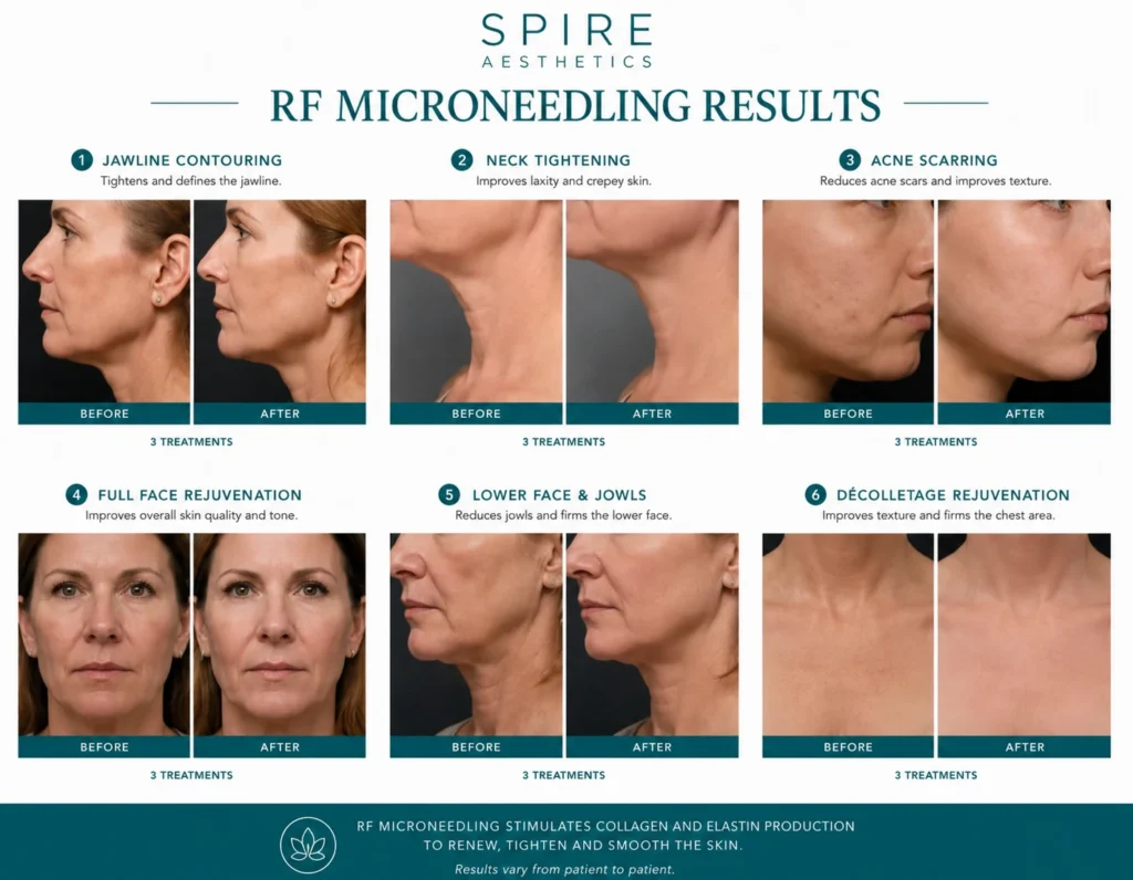 RF Microneedling Skin tightening St Neots results