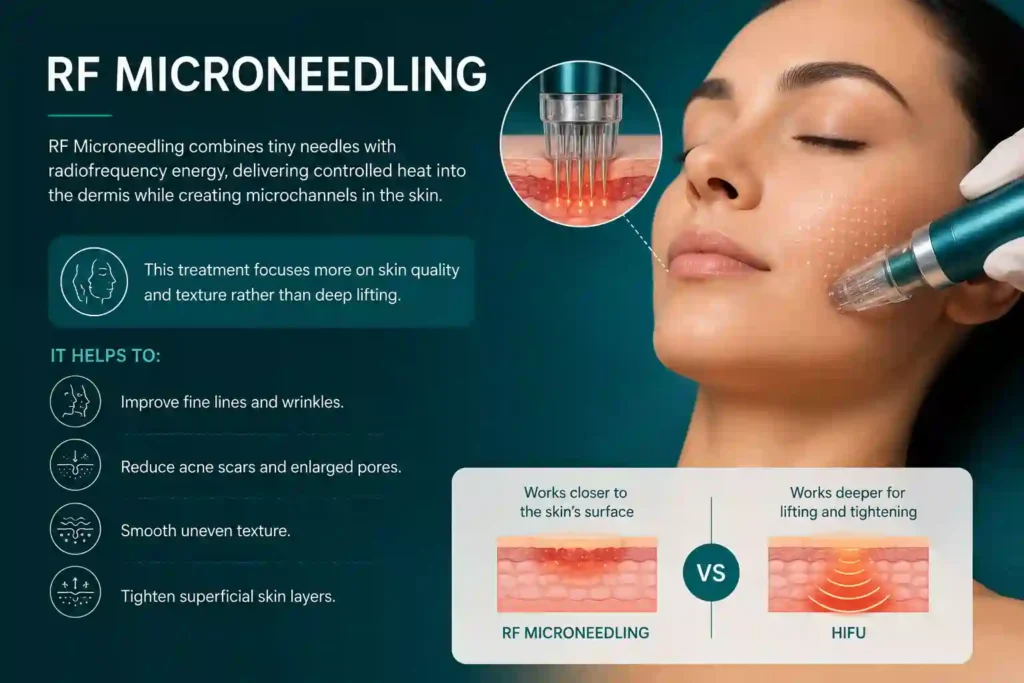What Does RF Microneedling Do That HIFU Alone Cannot St Neots