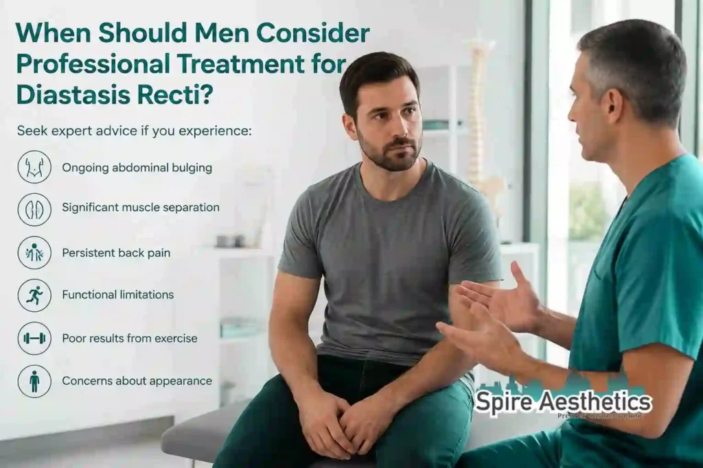 When Should Men Consider Professional Treatment for Diastasis Recti St Neots?